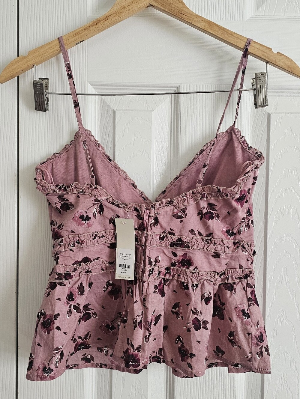 Floral Ruffle Tank Top - Picture 3 of 4